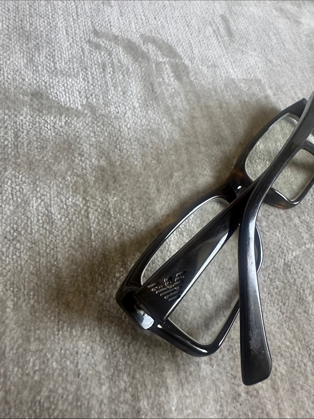 Emporio Armani Men's Black Rectangular Eyeglasses EA3003 Tortoise Shell Frames - Picture 9 of 9